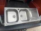 Spoelbak inox, Huis en Inrichting, Keuken | Keukenelementen, Ophalen