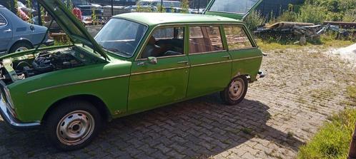 Peugeot 304 Combi GL 1979, Auto's, Oldtimers, Particulier, Peugeot, Benzine, Break, 5 deurs, Handgeschakeld, Groen, Bruin, Kunstmatig leder