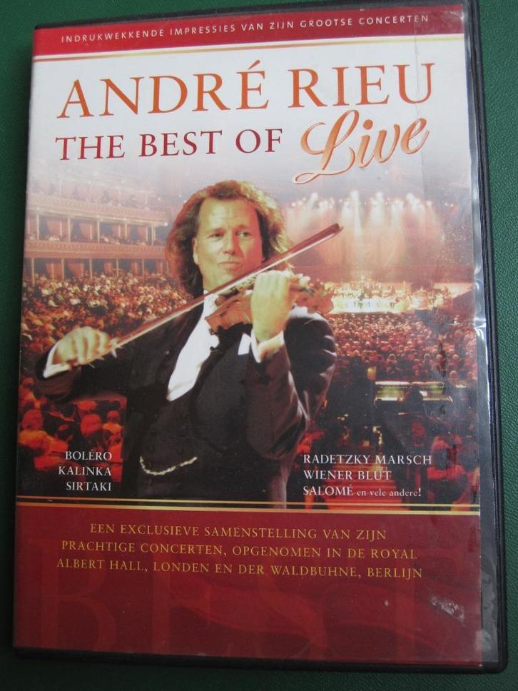 André Rieu The Best of Live, Cd's en Dvd's, Dvd's | Muziek en Concerten, Zo goed als nieuw, Muziek en Concerten, Alle leeftijden