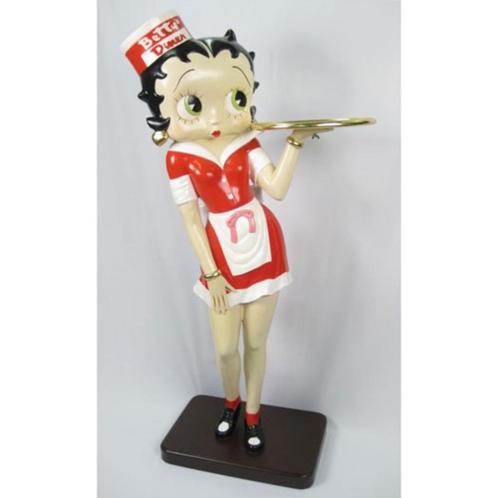 Betty Boop 165 cm - Serveuse Betty Boop, Collections, Statues & Figurines, Neuf, Enlèvement