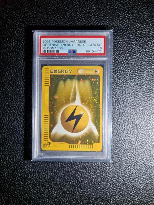 mc donalds lightning & fire energy holo swirl promo japanese, Hobby & Loisirs créatifs, Jeux de cartes à collectionner | Pokémon