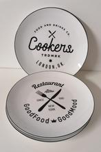 4 grote witte borden met zwarte tekst, Huis en Inrichting, Ophalen, Nieuw