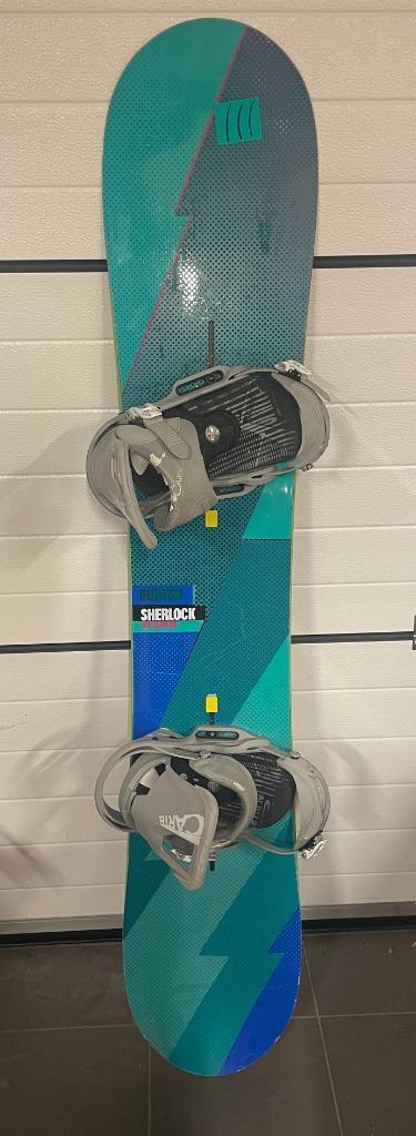 Burton Sherlock Six Zero 60 (AM) + Burton Cartel BIndings, Sport en Fitness, Snowboarden, Board, Ophalen