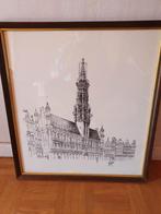 Tekening van stadhuis Brussel, Ophalen of Verzenden