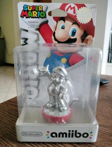 Amiibo Mario Silver (Super Mario Collection) beschikbaar voor biedingen