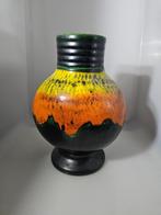 Oranje vaas retro vintage West - Germany, Ophalen of Verzenden