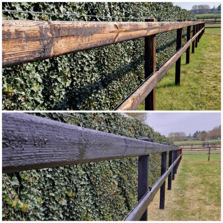 Carboleum, Onderhoudsolie, Hekwerk, hout, Schutting, Animaux & Accessoires, Box & Pâturages, Élevage, Mise à l'étable, Pâturage