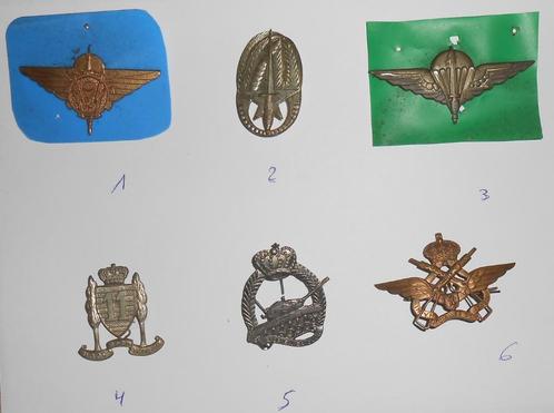 ABL Belgische Kentekens  Paracommando’s BSD Airborne enz…, Verzamelen, Militaria | Algemeen, Landmacht, Embleem of Badge, Ophalen of Verzenden