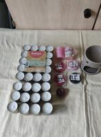 Bougeoir, fondant, bougie, Huis en Inrichting, Woonaccessoires | Kandelaars en Kaarsen, Overige materialen, Verzenden, Nieuw, Kaars