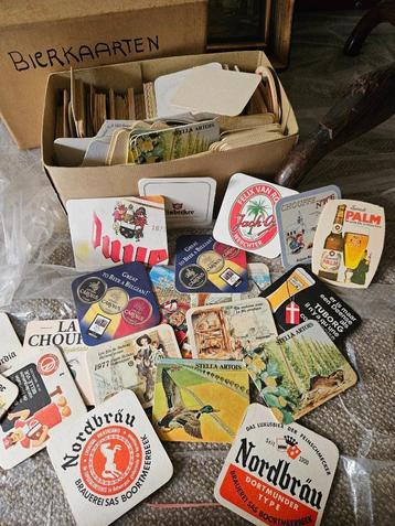 verzameling bierkaartjes beschikbaar voor biedingen