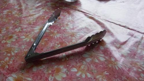 Serveertang 23 cm - Inox, Huis en Inrichting, Keuken | Potten en Pannen, Zo goed als nieuw, Inox, Ophalen of Verzenden