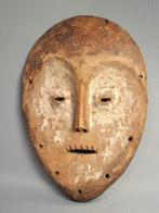 Ouder gelaatsmasker van de LEGA, DR Congo, ca 1960, Antiek en Kunst, Ophalen of Verzenden
