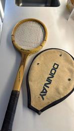 Vintage Miller tennisracket, incl Donnay-hoes, Sport en Fitness, Ophalen of Verzenden, Gebruikt, Racket