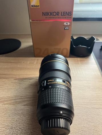 Objectif Nikon Nikkor AF-S 24-70mm f/2.8E ED VR disponible aux enchères