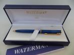 Stylo à bille Waterman bleu marbré à encre bleue, Avec publicité, Enlèvement ou Envoi, Waterman, Neuf