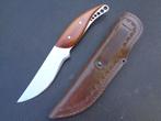 Outdoor , kampeer mes , met lederen schede , ongebruikt, Ophalen of Verzenden, Zo goed als nieuw