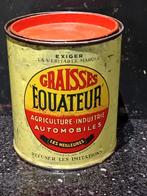 Vintage blik vet EQUATEUR, Verzamelen, Ophalen of Verzenden, Zo goed als nieuw
