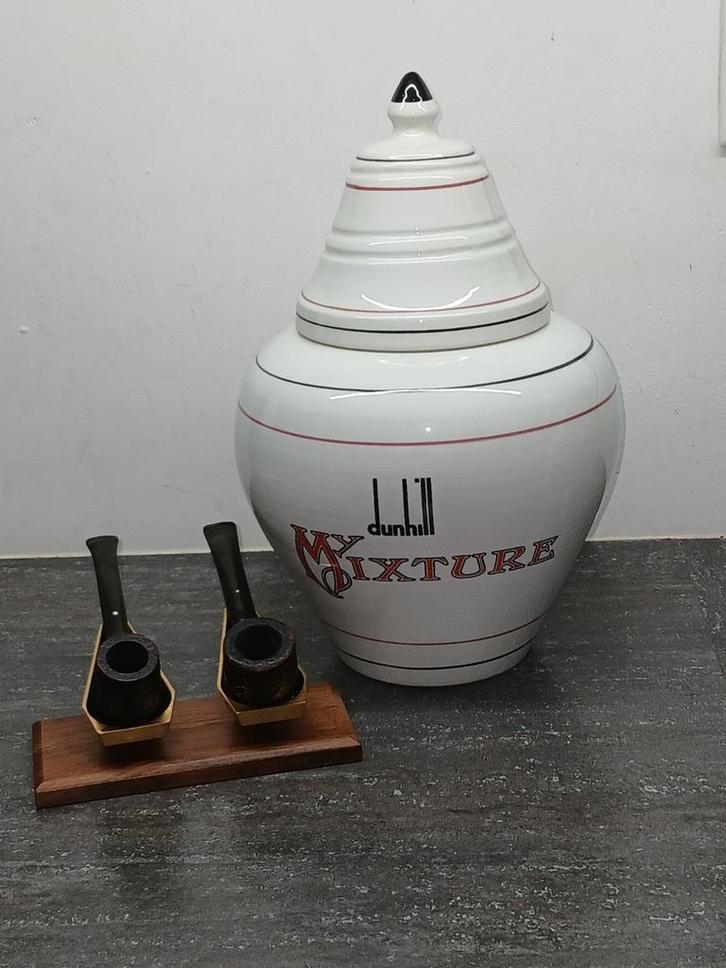 Dunhill tabakspot my mixture 2 dunhill pijpen+pijpenlegger, Maison & Meubles, Accessoires pour la Maison | Autre, Enlèvement ou Envoi