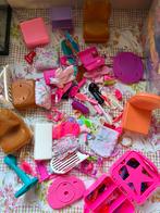 Barbie spulletjes: zetel, bed, tafel, schoenen,…, Kinderen en Baby's, Ophalen of Verzenden, Zo goed als nieuw, Barbie