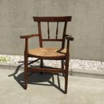 Antieke stoel met riet, Antiquités & Art, Antiquités | Meubles | Chaises & Canapés, Enlèvement