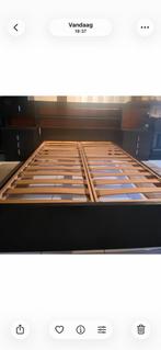 Bed 140m Lattoflex, 2 nachtkastjes en boudoir, Ophalen, Zo goed als nieuw