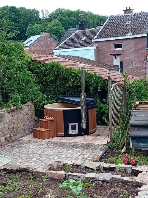 Bain nordique, Tuin en Terras, Bubbelbaden en Hottubs, Nieuw, Vast, Afdekzeil, Pomp, Trap, Ophalen of Verzenden