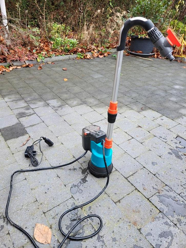Gardena pomp op batterij, Tuin en Terras, Waterpompen, Ophalen