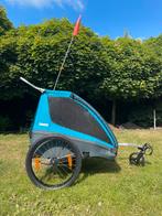 Thule Coaster XT + regenhoes + baby supporter, Fietsen en Brommers, Fietsaccessoires | Aanhangwagens en Karren, Ophalen, Zo goed als nieuw