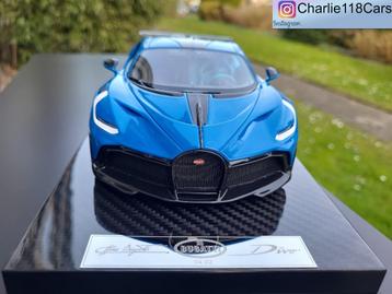MR Collection 1/18 Bugatti Divo – Blue Le Mans, Hobby & Loisirs créatifs, Enlèvement ou Envoi, Neuf, Voiture