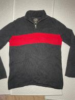 Ralph Lauren 1/4 zip sweater maat L, Maat 52/54 (L), Grijs, Zo goed als nieuw, Ralph Lauren
