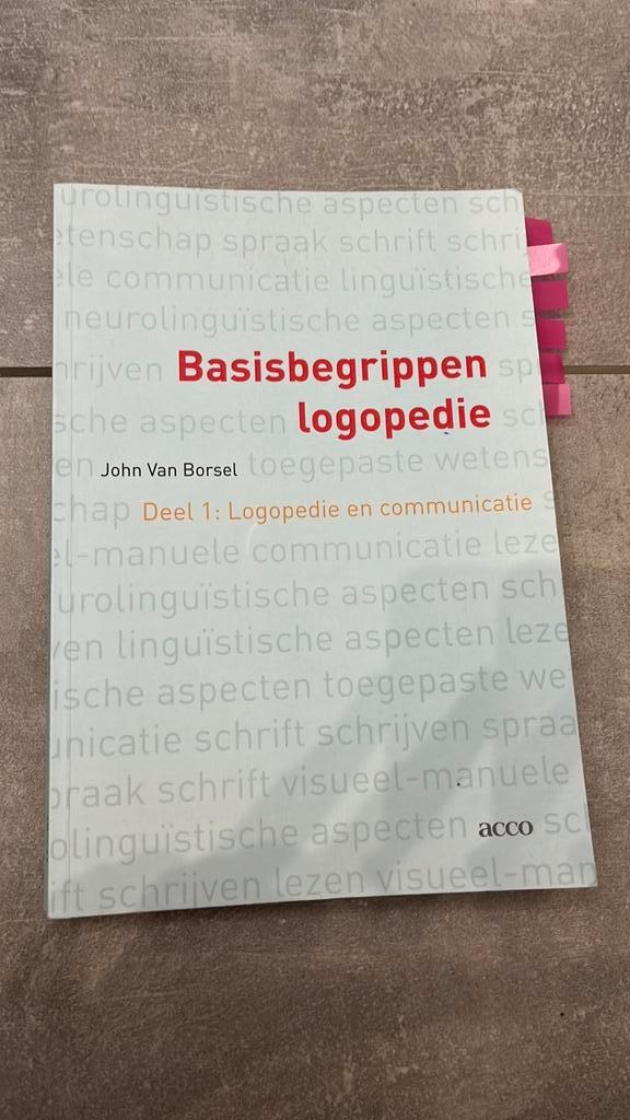 J. Van Borsel - 1 Logopedie en communicatie, Boeken, Wetenschap, Ophalen of Verzenden