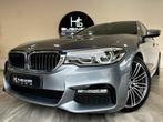 BMW 520 dA/ PACK M/ CUIR/ TOIT OUVRANT/ HUD/ ATT. REMORQUE, Cuir, Argent ou Gris, Entreprise, Noir