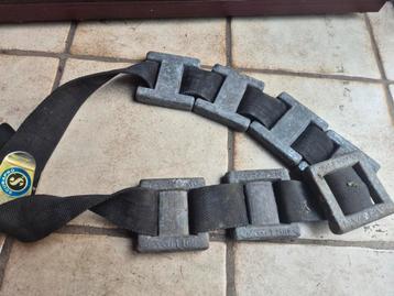Loodgordel scubapro met 7 loodblokken