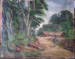 Peinture Rémi Landou 1955, Ophalen of Verzenden