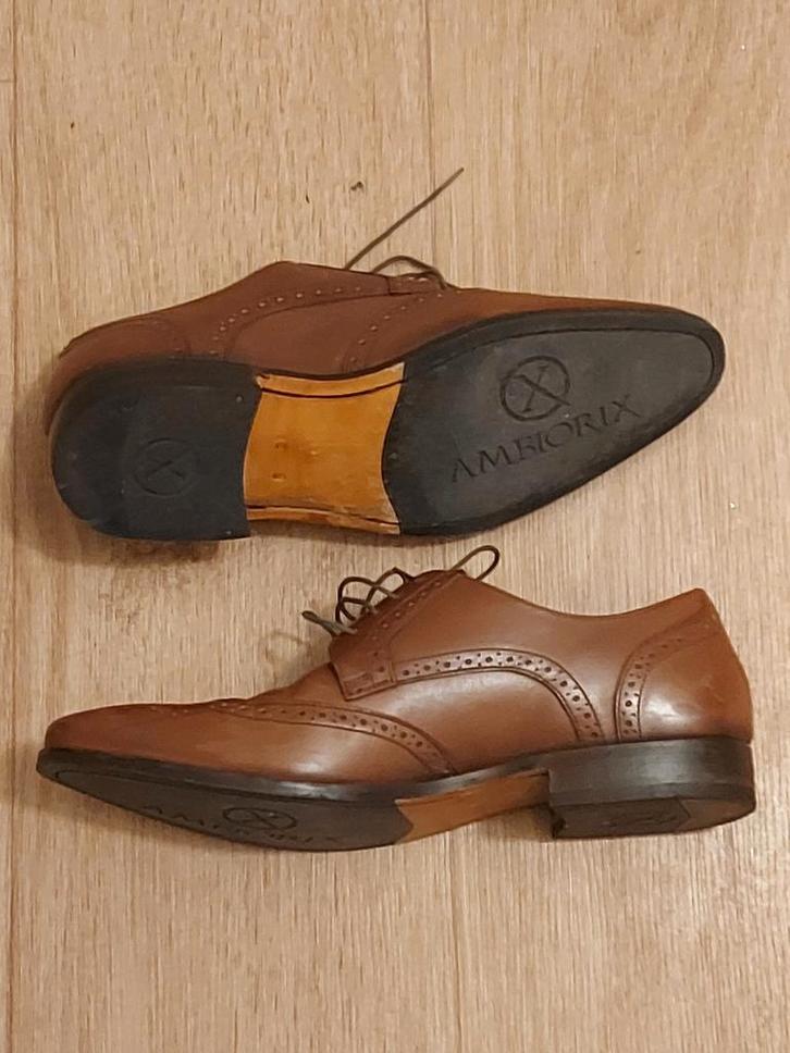 Ambiorix Bruine Schoenen Heren maat 42 - 43, Kleding | Heren, Schoenen, Zo goed als nieuw, Veterschoenen, Bruin, Ophalen