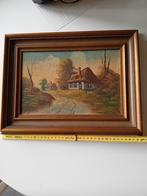 Schilderijtje met mooie kader 40x30cm, Ophalen