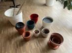 Sets voor plantenpotten, Tuin en Terras, Bloempotten, Gebruikt, Rond, Minder dan 40 cm, Tuin