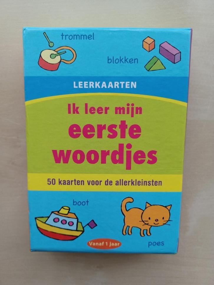 Leerkaarten - Mijn eerste woordjes, Kinderen en Baby's, Speelgoed | Educatief en Creatief, Gebruikt, Taal en Lezen, Ontdekken