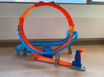 Hot Wheels racebaan met 5x auto's, Enlèvement, Comme neuf, Circuit, Hot Wheels