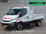 Iveco Daily 35C16 Open Laadbak met Kraan Dubbellucht 3,5t Tr, Auto's, Stof, Gebruikt, Euro 6, Iveco