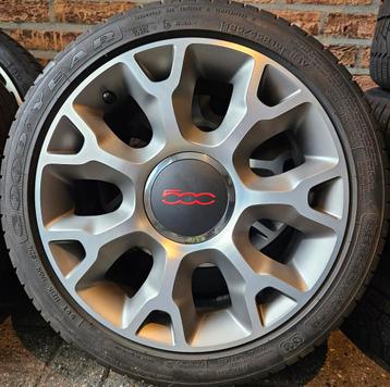 16 inch Fiat 500 Velgenset 4x98 Goodyear 5-6mm  beschikbaar voor biedingen