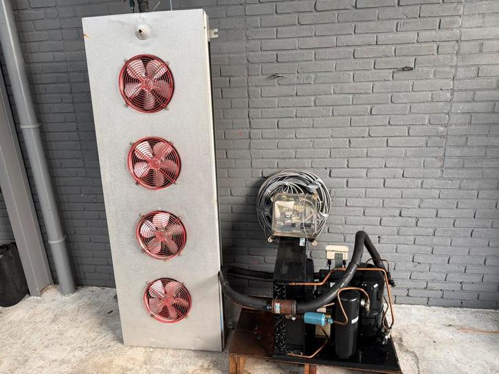 Koelmotor verdamper voor koelcel 35m3, Doe-het-zelf en Bouw, Elektriciteit en Kabels, Zo goed als nieuw, Ophalen
