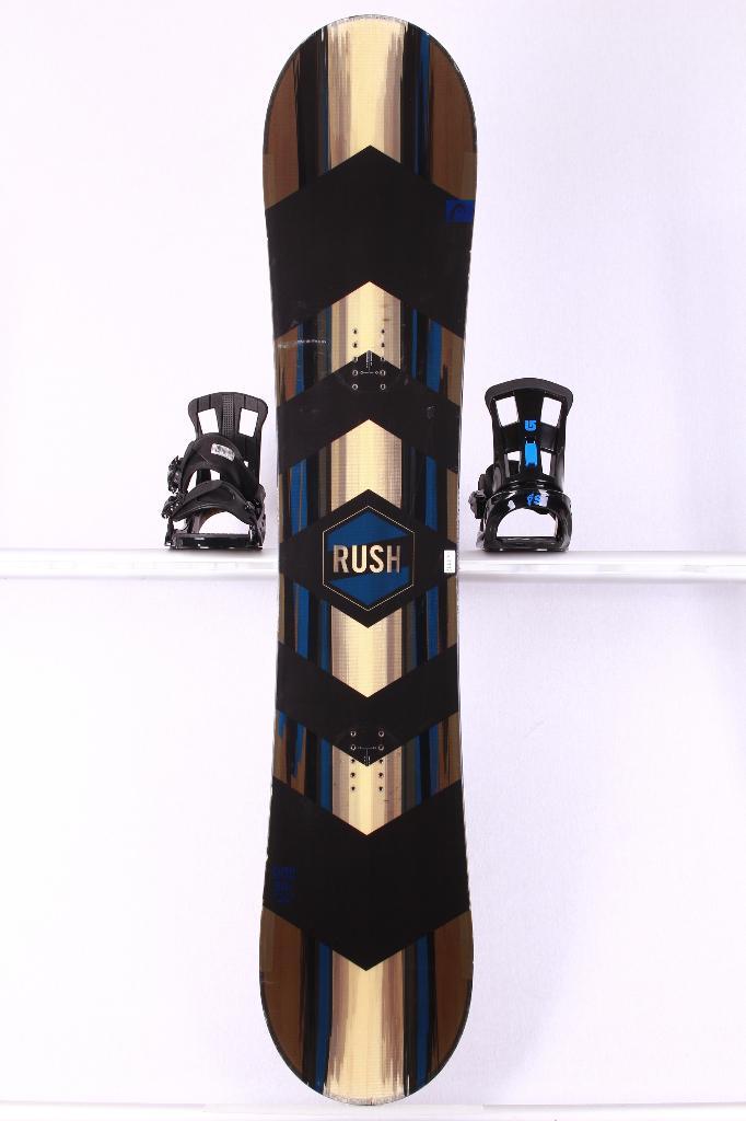 159 162 snowboard HEAD RUSH WIDE, black/wood, ROCKER, Sport en Fitness, Snowboarden, Gebruikt, Board, Verzenden