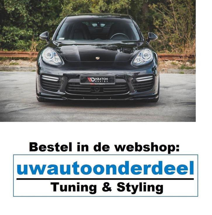 Maxton Design Porsche Panamera Turbo Spoiler Lip, Auto diversen, Tuning en Styling, Verzenden