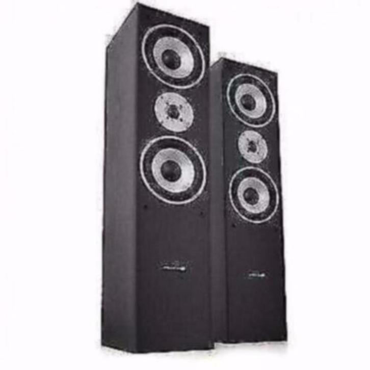 3 weg Hifi Speakers 180 Watt Max Zwart, Audio, Tv en Foto, Luidsprekerboxen, Nieuw, Front, Rear of Stereo speakers, 120 watt of meer