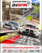 Tickets 24 hours of Spa Francorchamps -50%, Tickets & Billets, Sport | Autre, Deux personnes, Juin