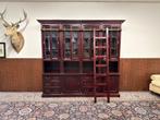 Klassiek Engels Mahonie Boekenkast Bibliotheekkast, Antiek en Kunst, Antiek | Kantoor en Zakelijk, Ophalen of Verzenden
