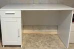 Ruime Witte IKEA bureau, Huis en Inrichting, Ophalen, Gebruikt, Bureau