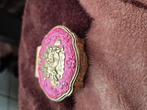 Vintage Japanse trinket box met rode fluwelen binnenkant, Handtassen en Accessoires, Beautycases, Ophalen of Verzenden, Zo goed als nieuw