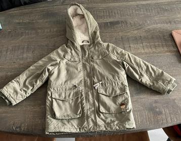 Kaki Winterjas Milla Star maat 122, Kinderen en Baby's, Meisje, Ophalen of Verzenden, Zo goed als nieuw, Milla Star